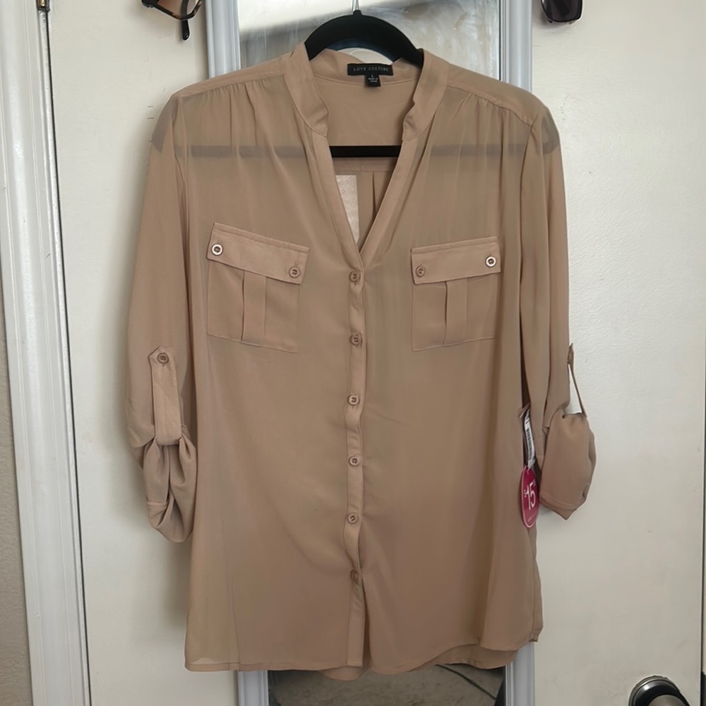 Long sleeve blouse